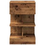 vidaXL Nočné skrinky 2 ks Staré drevo 40x35x65 cm Konštruktérske drevo – Obrázok 4