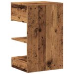 vidaXL Nočné skrinky 2 ks Staré drevo 40x35x65 cm Konštruktérske drevo – Obrázok 6