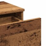 vidaXL Nočné skrinky 2 ks Staré drevo 40x35x65 cm Konštruktérske drevo – Obrázok 8