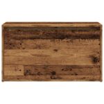 vidaXL Lavica do predsiene 80x40x45 cm Old Wood Engineered Wood – Obrázok 4