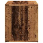 vidaXL Lavica do predsiene 80x40x45 cm Old Wood Engineered Wood – Obrázok 5