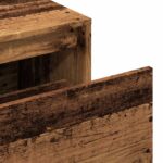 vidaXL Lavica do predsiene 80x40x45 cm Old Wood Engineered Wood – Obrázok 8