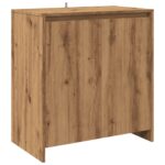 vidaXL Komoda dub artisan 70x41x75 cm spracované drevo – Obrázok 2