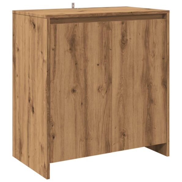vidaXL Komoda dub artisan 70x41x75 cm spracované drevo – Obrázok 2