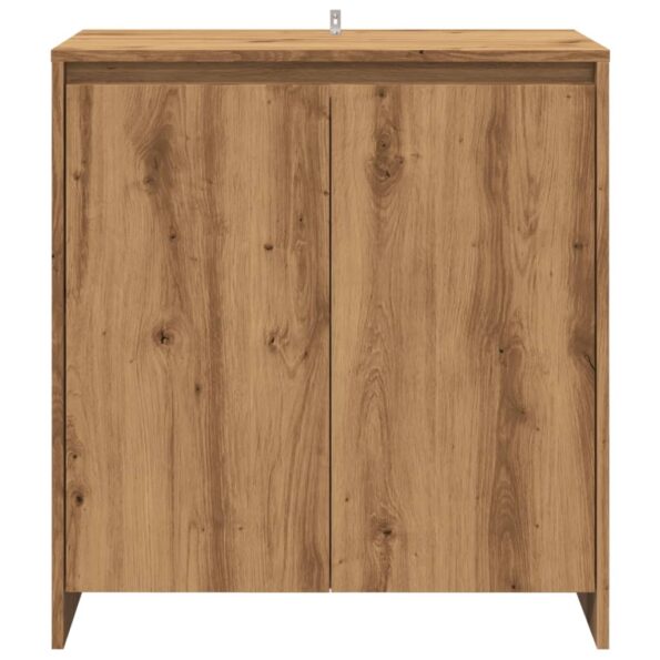 vidaXL Komoda dub artisan 70x41x75 cm spracované drevo – Obrázok 4