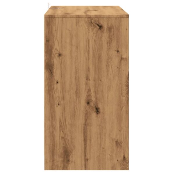 vidaXL Komoda dub artisan 70x41x75 cm spracované drevo – Obrázok 5