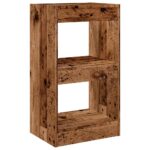 vidaXL Skriňa na knihy/Izbový prepážka Old Wood 40x30x72 cm – Obrázok 2
