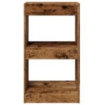 vidaXL Skriňa na knihy/Izbový prepážka Old Wood 40x30x72 cm – Obrázok 4