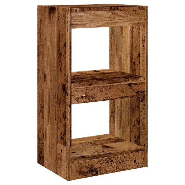 vidaXL Skriňa na knihy/Izbový prepážka Old Wood 40x30x72 cm – Obrázok 6