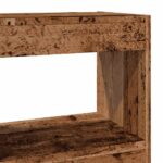 vidaXL Skriňa na knihy/Izbový prepážka Old Wood 40x30x72 cm – Obrázok 7