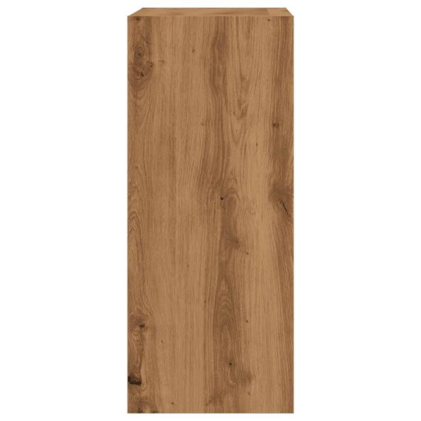 vidaXL knižnica/predeľovač izieb Artisan Dub 40x30x72 cm – Obrázok 5