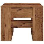 vidaXL Konferenčný stolík staré drevo 55,5x55x45 cm spracované drevo – Obrázok 4