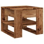 vidaXL Konferenčný stolík staré drevo 55,5x55x45 cm spracované drevo – Obrázok 6
