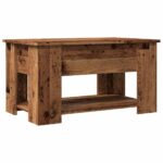 vidaXL konferenčný stolík Old Wood 79x49x41 cm Konštrukčné drevo – Obrázok 2