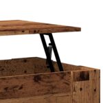 vidaXL konferenčný stolík Old Wood 79x49x41 cm Konštrukčné drevo – Obrázok 10