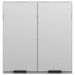 vidaXL Zrkadlová skrinka do kúpeľne Betónová sivá 64x20x66,5 cm – Obrázok 4