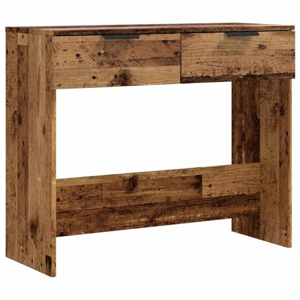 vidaXL Konzolový stolík Old Wood 90x36x75 cm Engineered Wood – Obrázok 2