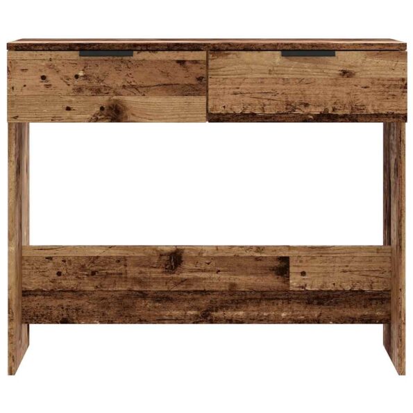 vidaXL Konzolový stolík Old Wood 90x36x75 cm Engineered Wood – Obrázok 4