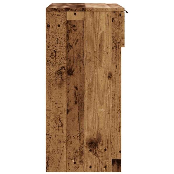vidaXL Konzolový stolík Old Wood 90x36x75 cm Engineered Wood – Obrázok 5