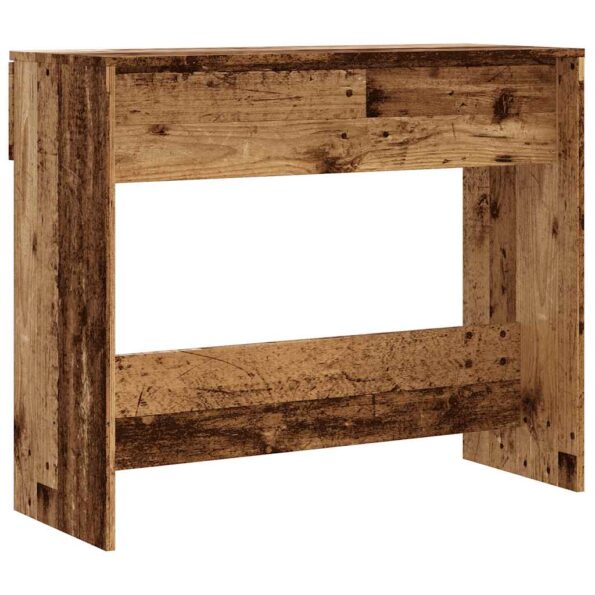 vidaXL Konzolový stolík Old Wood 90x36x75 cm Engineered Wood – Obrázok 6