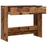 vidaXL Konzolový stolík Old Wood 90x36x75 cm Engineered Wood – Obrázok 7