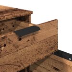 VidaXL pojazdná kartotéka s kolieskami Staré drevo 45x38x54 cm – Obrázok 9