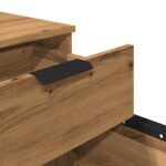 VidaXL Mobilná kartotéka s kolieskami Dub Artisan 45x38x54 cm Drevo – Obrázok 9