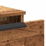 vidaXL Nástenná skrinka Old Wood 102x30x20 cm Engineered Wood – Obrázok 8