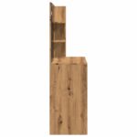 vidaXL toaletný stolík so zrkadlom Artisan Dub 74,5x40x141 cm – Obrázok 5