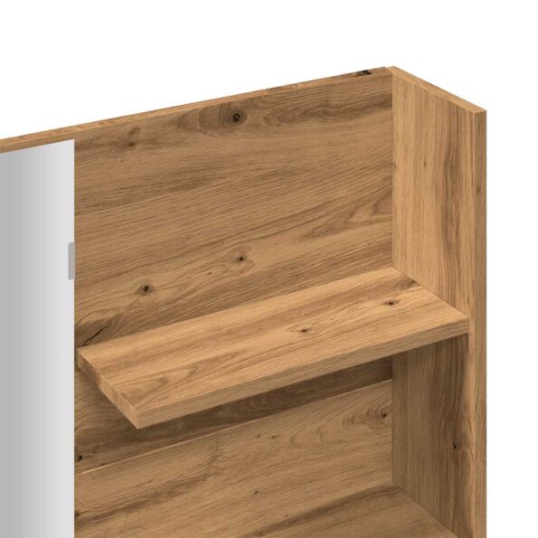 vidaXL toaletný stolík so zrkadlom Artisan Dub 74,5x40x141 cm – Obrázok 9