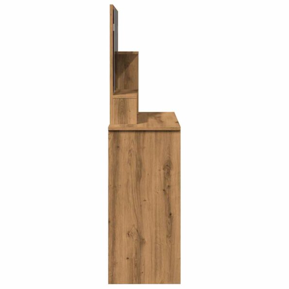 vidaXL toaletný stolík so zrkadlom Artisan Dub 86,5x35x136 cm – Obrázok 5