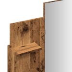 vidaXL toaletný stolík so zrkadlom Old Wood 96x39x142 cm – Obrázok 8