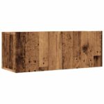 vidaXL TV skrinky nástenné 2 ks staré drevo 80x30x41 cm – Obrázok 2