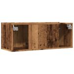 vidaXL TV skrinky nástenné 2 ks staré drevo 80x30x41 cm – Obrázok 7