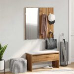 VidaXL Sada nábytku do predsiene Artisan Oak Engineered Wood – Obrázok 2