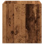 vidaXL kvetináč Old Wood 40x40x40 cm Engineered Wood – Obrázok 4