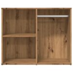 vidaXL šatníková skriňa Artisan dub 80x40x65 cm Engineered Wood – Obrázok 4