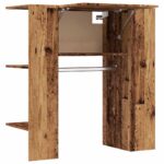 vidaXL Predsieň Old Wood 97,5x37x99 cm Engineered Wood – Obrázok 5