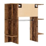 vidaXL Predsieň Old Wood 97,5x37x99 cm Engineered Wood – Obrázok 7