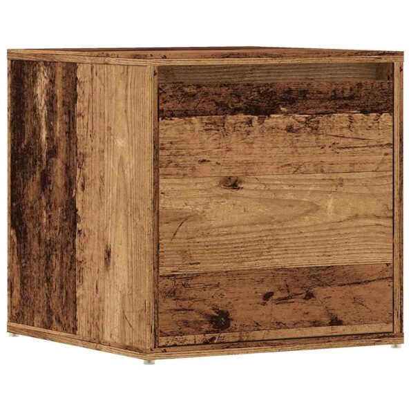 vidaXL Box Zásuvka Old Wood 40,5x40x40 cm Engineered Wood – Obrázok 2