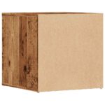 vidaXL Box Zásuvka Old Wood 40,5x40x40 cm Engineered Wood – Obrázok 6