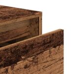 vidaXL Box Zásuvka Old Wood 40,5x40x40 cm Engineered Wood – Obrázok 8