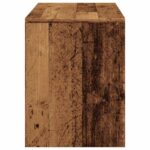 vidaXL Toaletná taburetka Old Wood 70x35x45 cm Engineered Wood – Obrázok 5