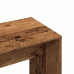 vidaXL Toaletná taburetka Old Wood 70x35x45 cm Engineered Wood – Obrázok 7