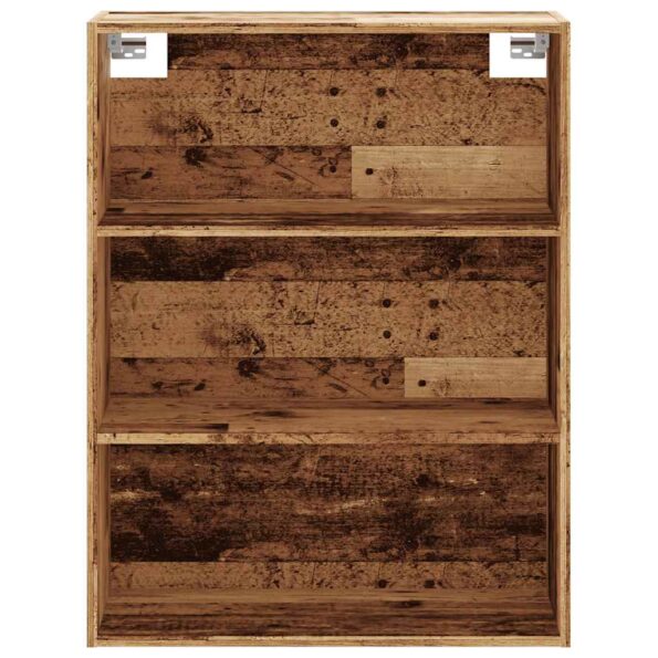 vidaXL Závesná nástenná skrinka Old Wood 69,5x32,5x90 cm – Obrázok 4