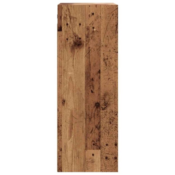 vidaXL Závesná nástenná skrinka Old Wood 69,5x32,5x90 cm – Obrázok 5