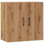 vidaXL Nástenná skrinka dub artisan 60x31x60 cm kompozitné drevo – Obrázok 2