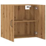 vidaXL Nástenná skrinka dub artisan 60x31x60 cm kompozitné drevo – Obrázok 5