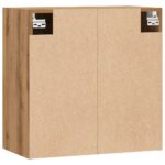 vidaXL Nástenná skrinka dub artisan 60x31x60 cm kompozitné drevo – Obrázok 7