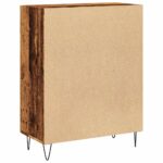 vidaXL Komoda staré drevo 69,5x34x90 cm kompozitné drevo – Obrázok 6